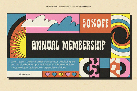 Antiquelogy - Retro Font Font Alpaprana Studio 