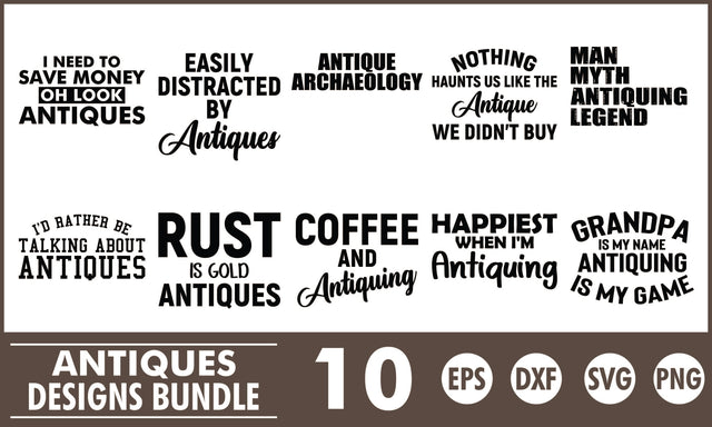 Antiques SVG Designs Bundle SVG PatternFeed8 