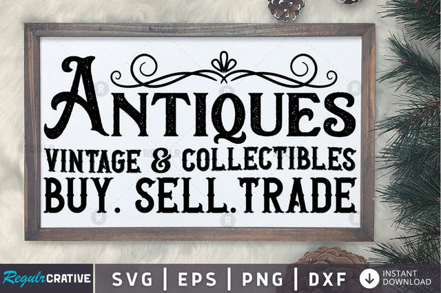 Antiques vintage & collectibles buy. sell.trade SVG SVG Regulrcrative 