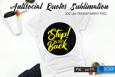 Antisocial Quotes Sublimation, Tshirt 66 Sublimation Fly Design 