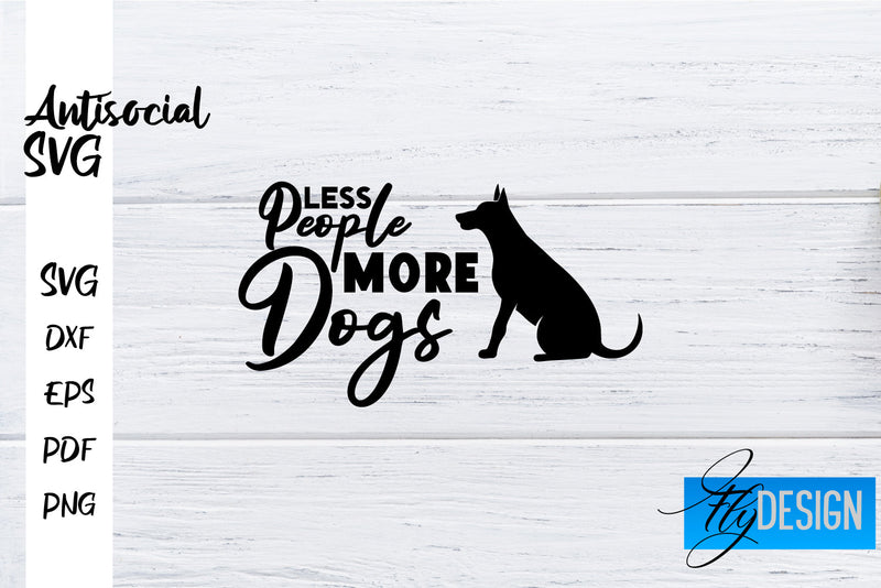 Antisocial SVG | Antisocial Quotes SVG | Sarcastic SVG Design SVG Fly Design 