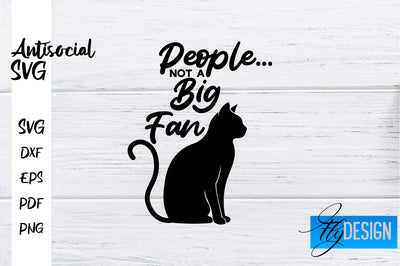 Antisocial SVG | Antisocial Quotes SVG | Sarcastic SVG Design SVG Fly Design 