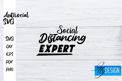 Antisocial SVG | Antisocial Quotes SVG | Sarcastic SVG Design SVG Fly Design 