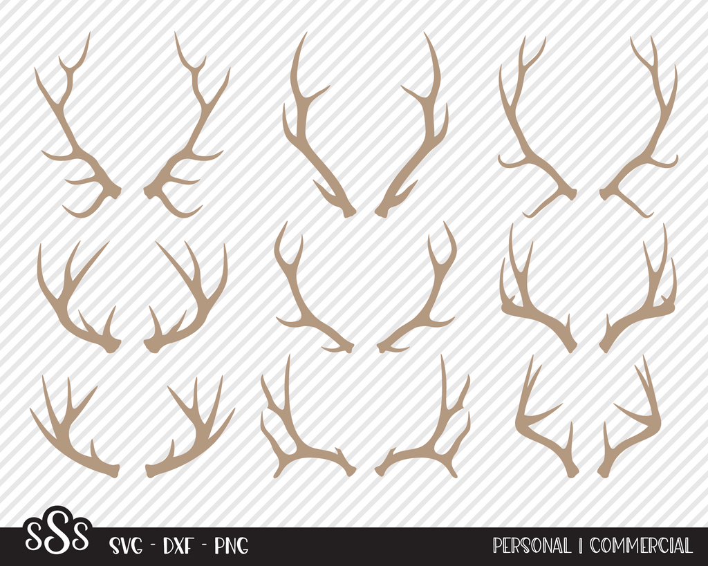 Antler Bundle | Outdoor SVG - So Fontsy