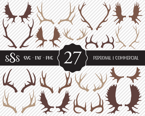 Antler Super Bundle | Outdoor SVG SVG Texas Southern Cuts 