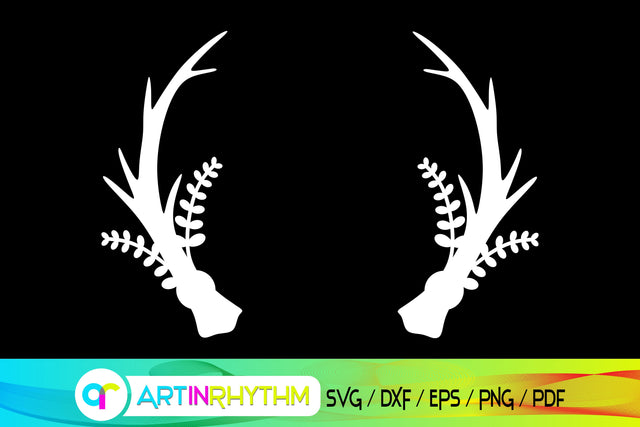 antler svg, deer svg, elk svg SVG Artinrhythm shop 