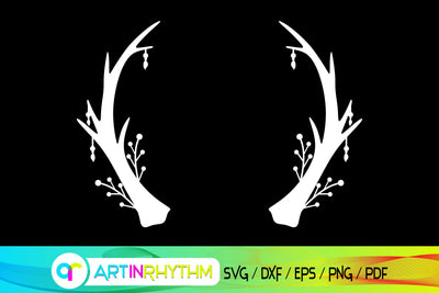 antler svg, deer svg, elk svg SVG Artinrhythm shop 