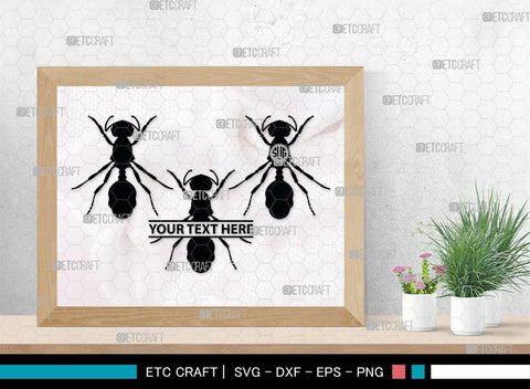 Ants Monogram, Ants Silhouette, Ants SVG, Tiny Ants Svg, Ant Svg, Insect Svg, SB00224 SVG ETC Craft 