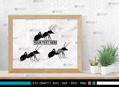 Ants Monogram, Ants Silhouette, Ants SVG, Tiny Ants Svg, Ant Svg, Insect Svg, SB00224 SVG ETC Craft 