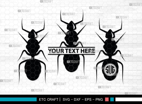 Ants Monogram, Ants Silhouette, Ants SVG, Tiny Ants Svg, Ant Svg, Insect Svg, SB00224 SVG ETC Craft 