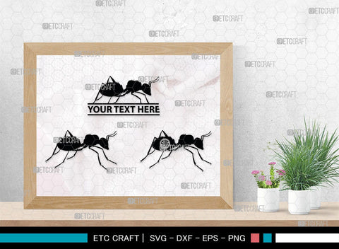 Ants Monogram, Ants Silhouette, Ants SVG, Tiny Ants Svg, Ant Svg, Insect Svg, SB00224 SVG ETC Craft 