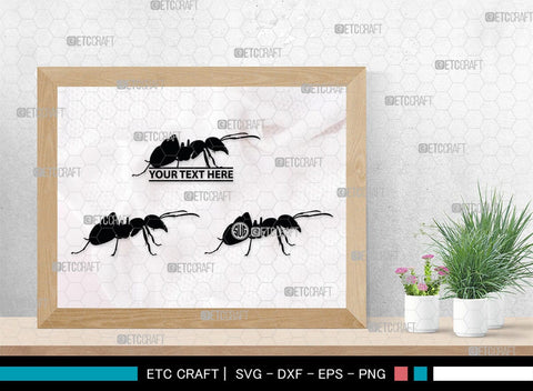 Ants Monogram, Ants Silhouette, Ants SVG, Tiny Ants Svg, Ant Svg, Insect Svg, SB00224 SVG ETC Craft 