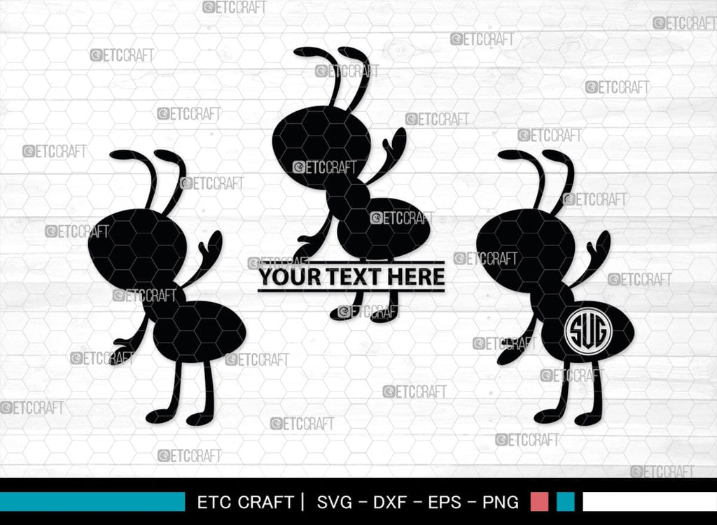 Ants Monogram, Ants Silhouette, Ants SVG, Tiny Ants Svg, Ant Svg ...