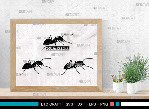 Ants Monogram, Ants Silhouette, Ants SVG, Tiny Ants Svg, Ant Svg, Insect Svg, SB00224 SVG ETC Craft 