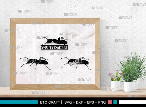 Ants Monogram, Ants Silhouette, Ants SVG, Tiny Ants Svg, Ant Svg, Insect Svg, SB00224 SVG ETC Craft 