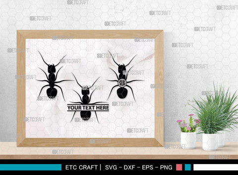 Ants Monogram, Ants Silhouette, Ants SVG, Tiny Ants Svg, Ant Svg, Insect Svg, SB00224 SVG ETC Craft 