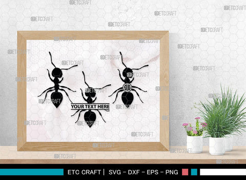 Ants Monogram, Ants Silhouette, Ants SVG, Tiny Ants Svg, Ant Svg, Insect Svg, SB00224 SVG ETC Craft 