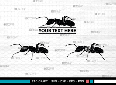 Ants Monogram, Ants Silhouette, Ants SVG, Tiny Ants Svg, Ant Svg, Insect Svg, SB00224 SVG ETC Craft 