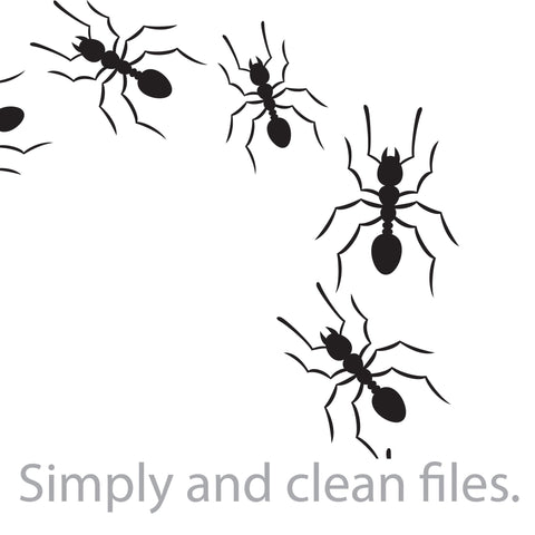 Ants traveling in a row SVG TribaliumArtSF 