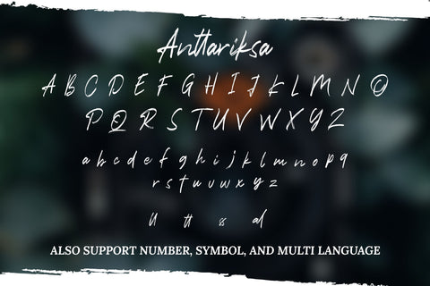 Anttariksa - Brush Script Font Font StringLabs 