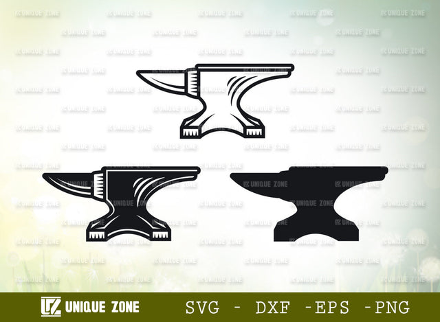 Anvil SVG, Hammer Svg, Blacksmith Tools Svg, Workshop Svg, Farrier Svg, Anvil Logo, Anvil Clipart, Metal Iron Svg, Forged Steel Svg, SVG Unique Zone 