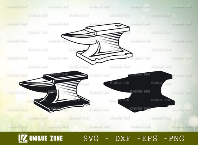 Anvil SVG, Hammer Svg, Blacksmith Tools Svg, Workshop Svg, Farrier Svg, Anvil Logo, Anvil Clipart, Metal Iron Svg, Forged Steel Svg, SVG Unique Zone 