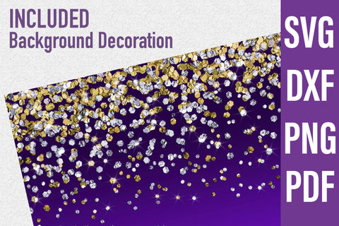 ANY YEAR Graduation Cap Gift Box | Die Cut Files | SVG, DXF | Purple | Free Tutorial SVG Marlene Campos 