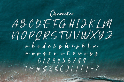 Anyer Beach - Handwritten Font Font StringLabs 