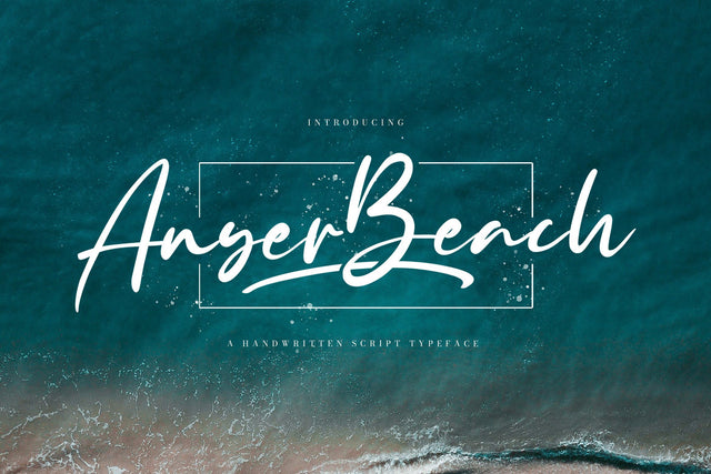 Anyer Beach - Handwritten Font Font StringLabs 