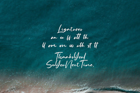 Anyer Beach - Handwritten Font Font StringLabs 