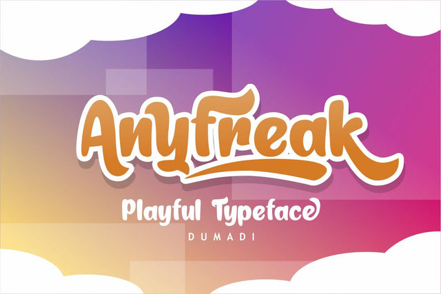 Anyfreak Font Dumadistyle 