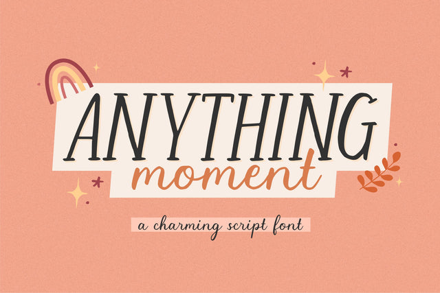 Anything Moment Font Allouse.Studio 