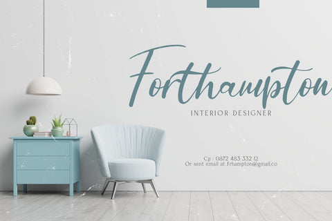 Anythings - Modern Calligraphy Font Font StringLabs 