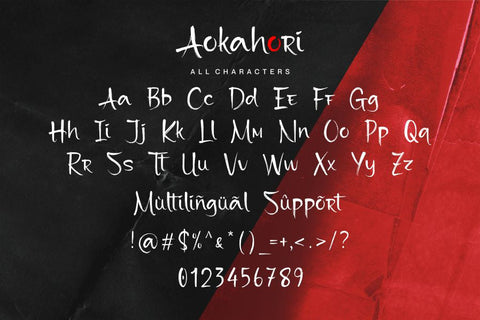 Aokahori Font Allouse.Studio 