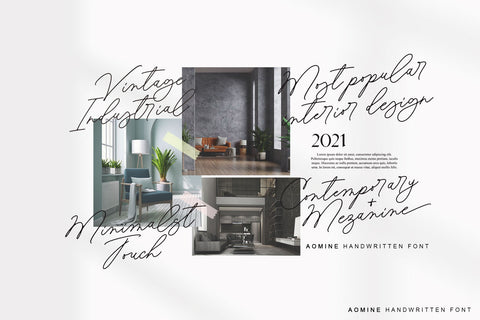 Aomine Font Four Lines Std. 