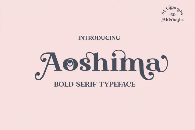 Aoshima Font Sunday Nomad 