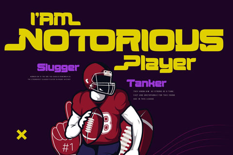 Aougtron | Athletic Font Font twinletter 