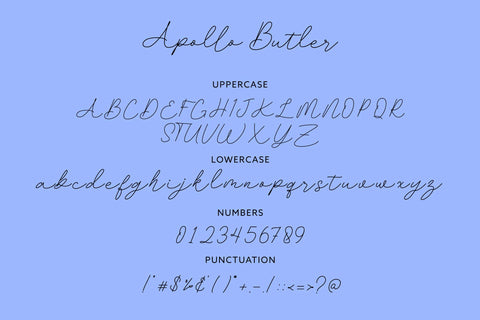 Apollo Butler Signature Font Jun Creative 