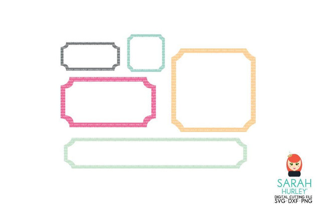 Apothecary Labels Set SVG Sarah Hurley 