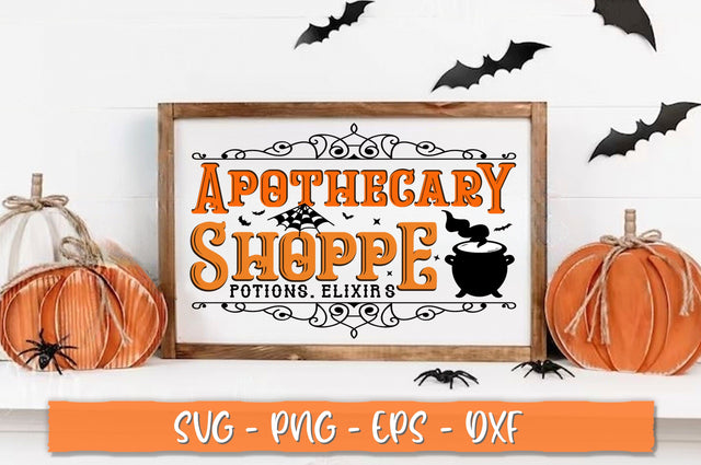 Apothecary shoppe potions. elixirs Sign SVG SVG Shetara Begum 