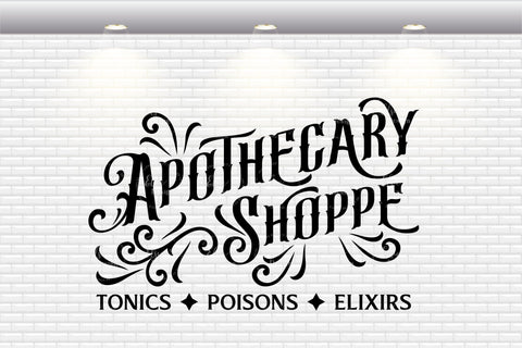 Apothecary Shoppe - SVG, PNG, DXF, EPS SVG Elsie Loves Design 