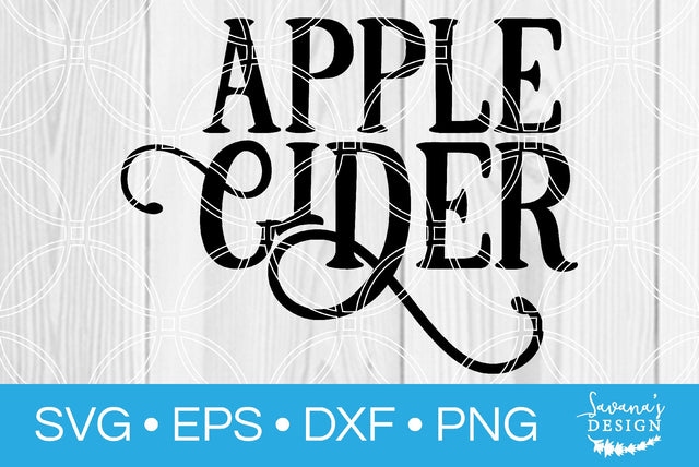 Apple Cider SVG SavanasDesign 