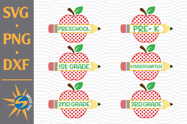 Apple Education SVG, PNG, DXF Digital Files Include SVG SVGStoreShop 