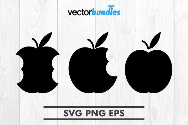 Apple fruit clip art svg SVG vectorbundles 