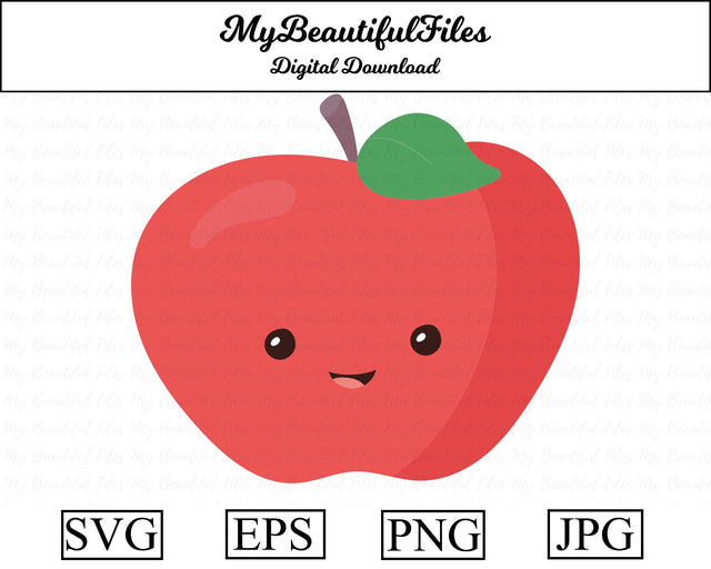 Apple - Fruit SVG MyBeautifulFiles 