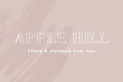 Apple Hill Font Cotton White Studio 