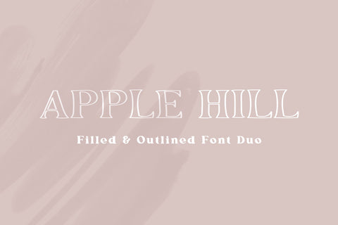 Apple Hill Font Cotton White Studio 