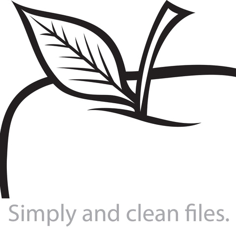 Apple in the hand SVG TribaliumArtSF 