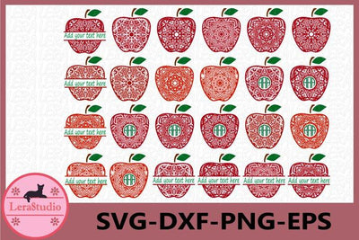 Apple Mandala Apple SVG Lerastudio 