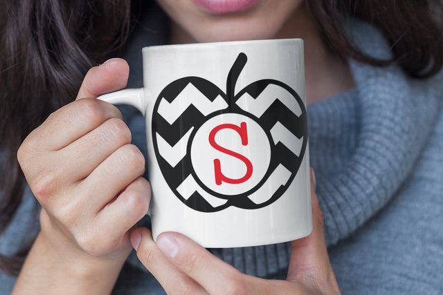 Apple Monogram Frame Set of 9 SVG Designs SVG So Fontsy Design Shop 